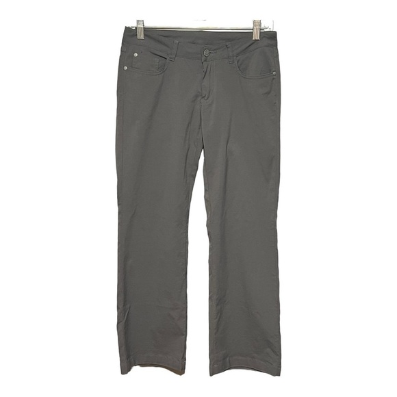 PrAna Breathe Straight Leg Pant Women’s Size 2 Gray Outdoors Hiking Athlesiure - Picture 1 of 8
